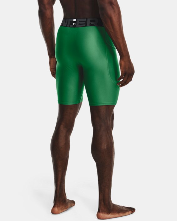 Men's HeatGear® Armour Compression Shorts, Green, pdpMainDesktop image number 1